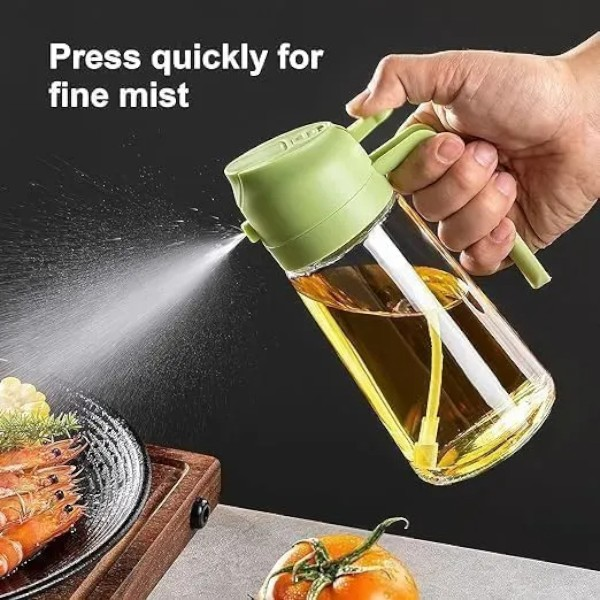 Spray Bootle 1 Oil Sprayer Bottle for Cooking 2‑in‑1 - Image 1