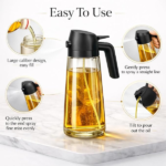 Oil Sprayer Bottle for Cooking 2‑in‑1 - Image 2