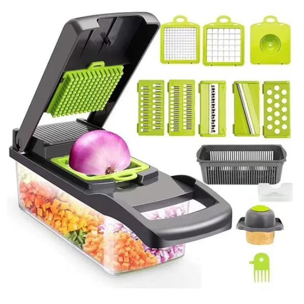 Veggie slicer 1 KITCHEN IDEAS 16-in-1 Veggie Slicer - Image 1